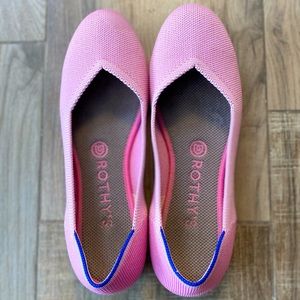 Rothys Flats Pink Size 8